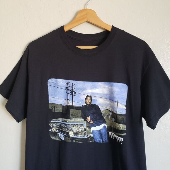 Ice Cube Graphic Print T-Shirt Tee Short Sleeve Crewneck Black Size Men's M NEW - Picture 3 of 8
